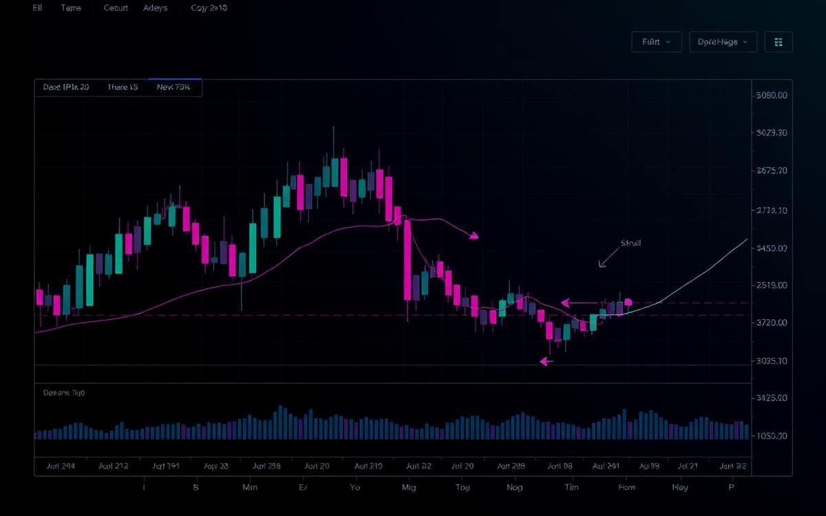 Conceptual visual representing the Stock Market Intelligence python & data project
